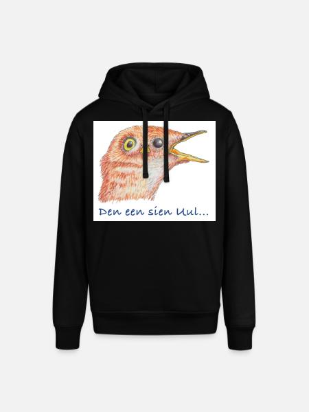 PlattSnack – Den een sien Uul... - Stanley/Stella Unisex Hoodie SOUNDER - Schwarz