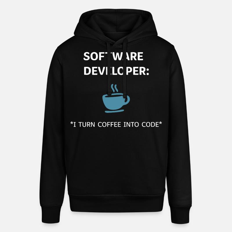 Software Developer - Coffee Edition - Stanley/Stella Unisex Hoodie SOUNDER - Schwarz