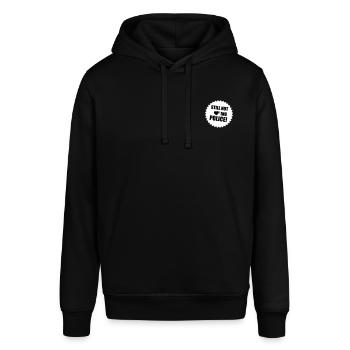 Still not loving Police - Stanley/Stella Unisex Hoodie SOUNDER - Schwarz - Vorne - Alina (178cm) & Michal (187cm)