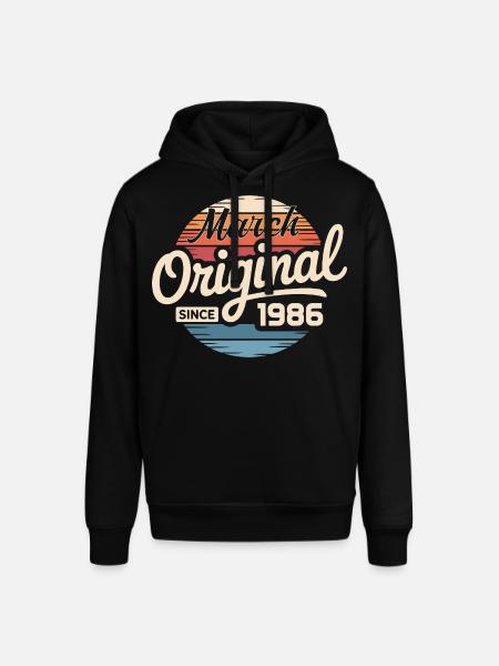 Legendary since march 1986 - Stanley/Stella SOUNDER Unisex Hoodie - black