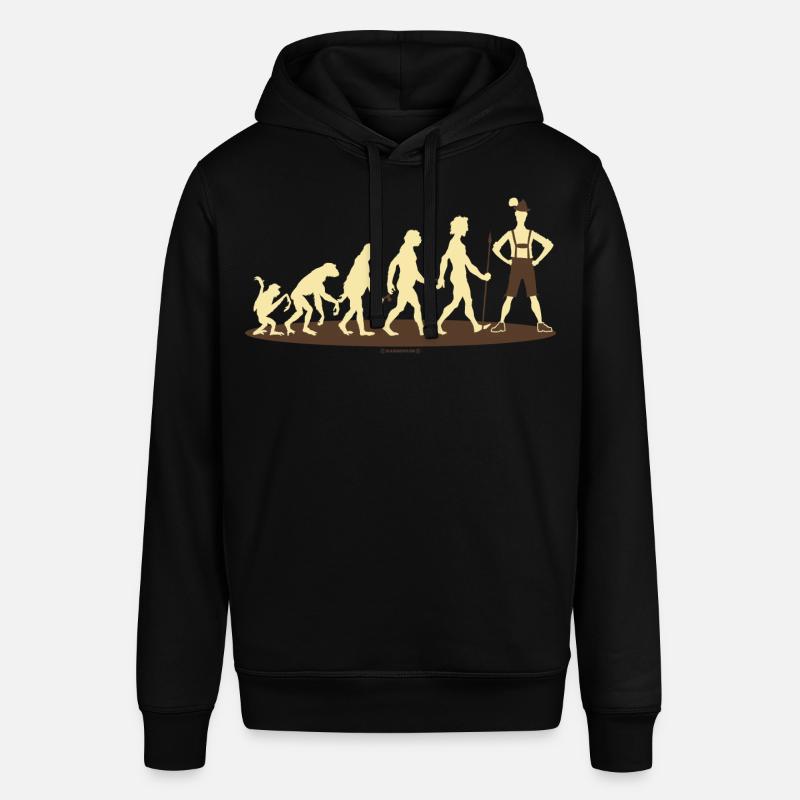 Evolution Bayer - RAHMENLOS Geschenk - Stanley/Stella Unisex Hoodie SOUNDER - Schwarz
