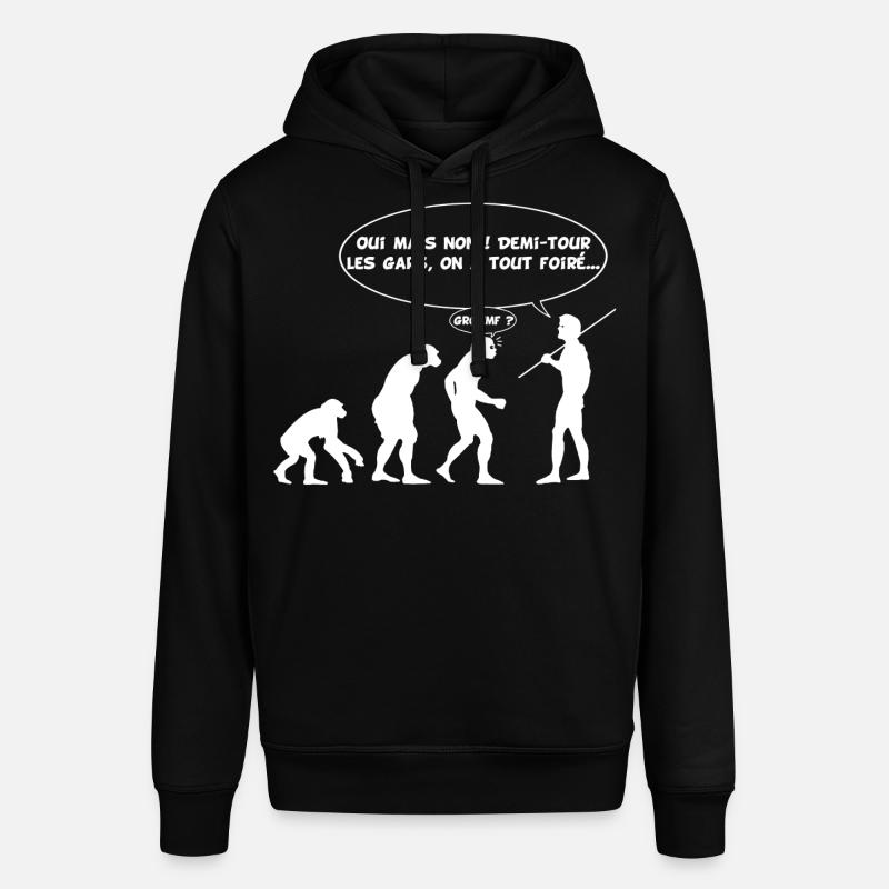 évolution inversée - Sweat à capuche SOUNDER Stanley/Stella Unisexe - noir