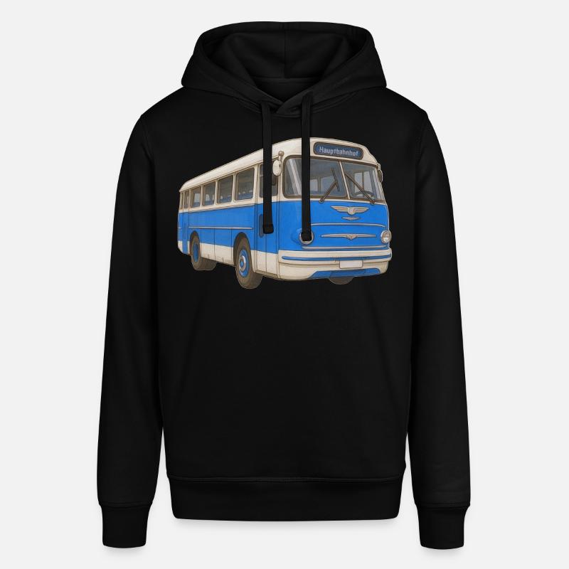 Vieux bus bleu - Sweat à capuche SOUNDER Stanley/Stella Unisexe - noir