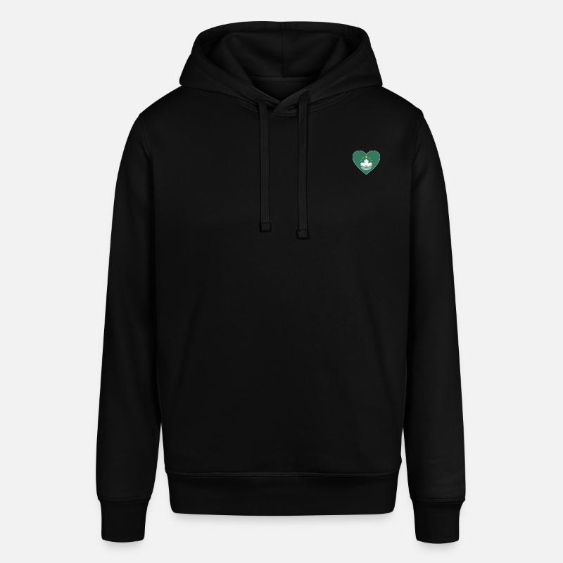 Cœur de drapeau de Macao - Sweat à capuche SOUNDER Stanley/Stella Unisexe - noir