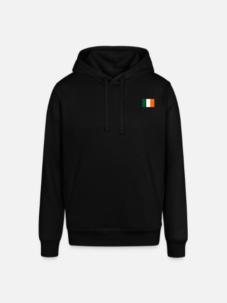Ireland Flag - Stanley/Stella SOUNDER Unisex Hoodie - black