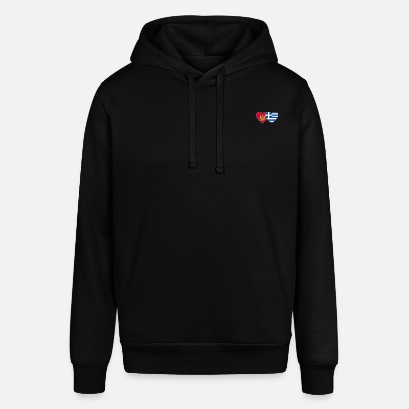 Monténégro Grèce drapeau - Sweat à capuche SOUNDER Stanley/Stella Unisexe - noir
