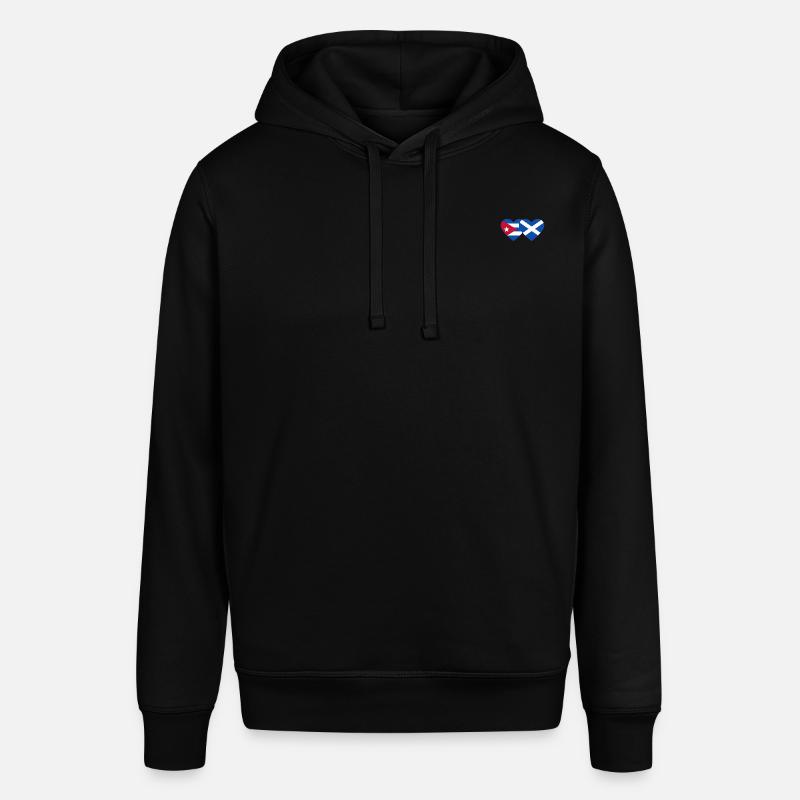Cuba Ecosse Drapeau Coeur - Sweat à capuche SOUNDER Stanley/Stella Unisexe - noir
