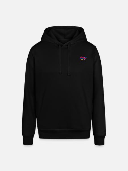 Armenia Iceland Flag Heart - Stanley/Stella SOUNDER Unisex Hoodie - black