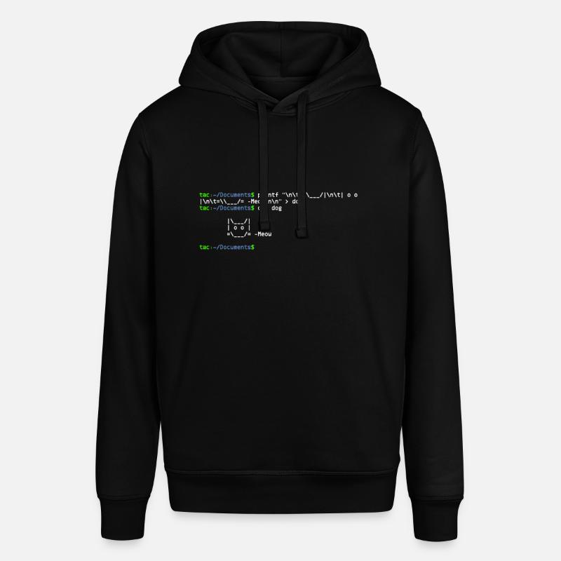 linux shell cat - Sweat à capuche SOUNDER Stanley/Stella Unisexe - noir