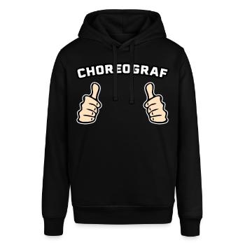 Choreograf Tanzen Geschenkidee - Stanley/Stella Unisex Hoodie SOUNDER - Schwarz - Vorne - Alina (178cm) & Michal (187cm)