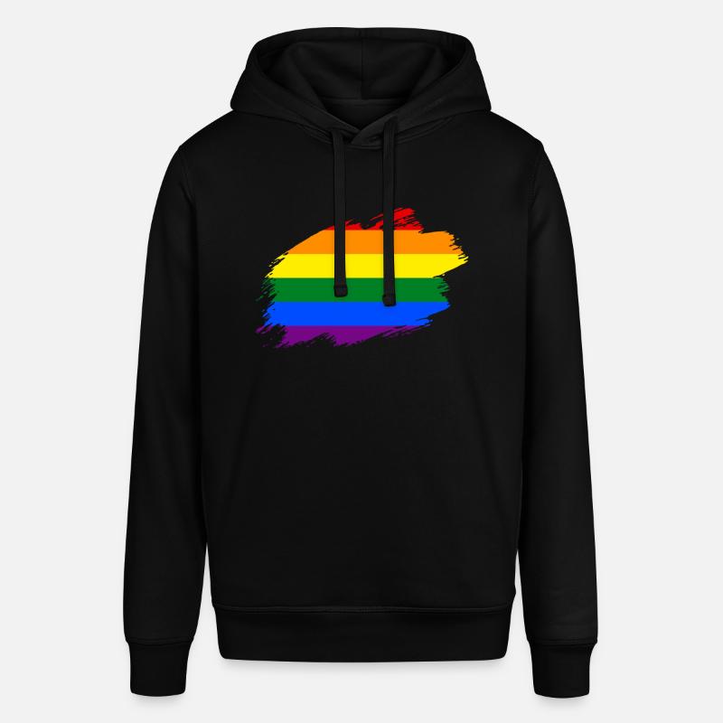 Arc-en-ciel Drapeau drapeau drapeau LGBT - Sweat à capuche SOUNDER Stanley/Stella Unisexe - noir
