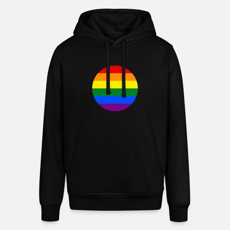 Drapeau arc-en-ciel drapeau arc-en-ciel - Sweat à capuche SOUNDER Stanley/Stella Unisexe - noir