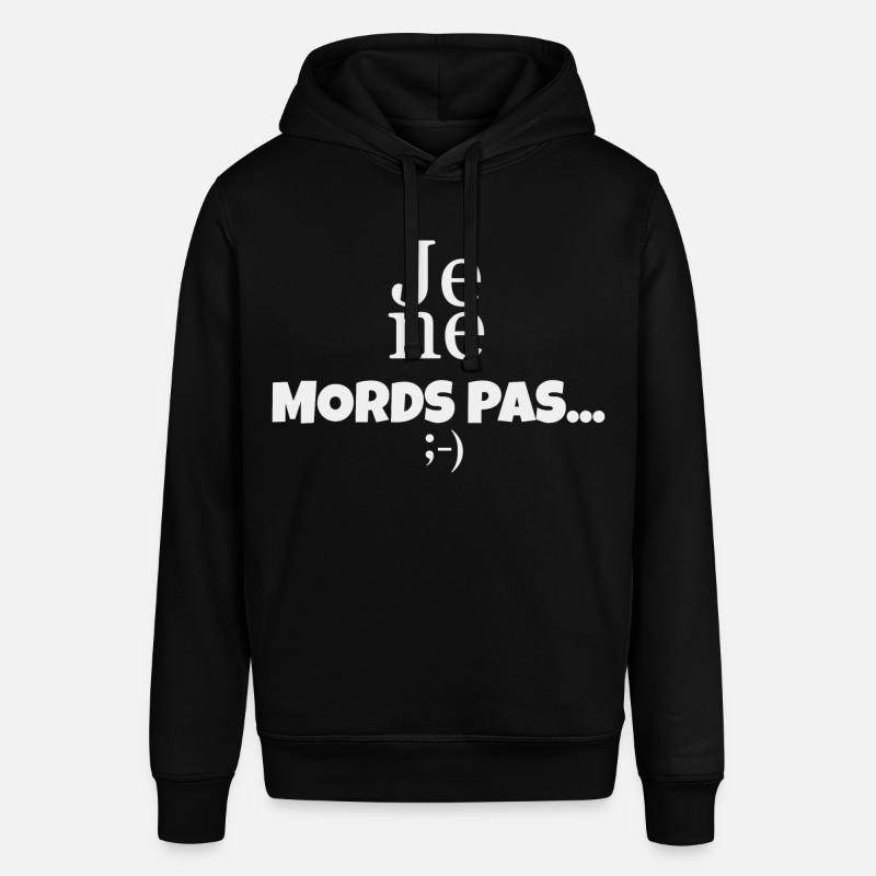 Je ne mords pas...;-) - Sweat à capuche SOUNDER Stanley/Stella Unisexe - noir