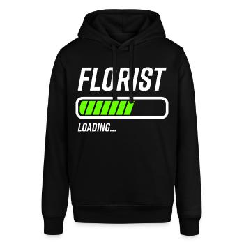 Florist Loading Ladebalken Geschenk - Stanley/Stella Unisex Hoodie SOUNDER - Schwarz - Vorne - Alina (178cm) & Michal (187cm)