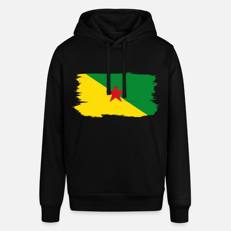 Drapeau Guyane française grunge - Sweat à capuche SOUNDER Stanley/Stella Unisexe - noir