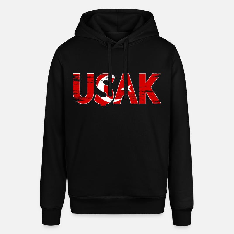 Usak Drapeau turc utilisé - Sweat à capuche SOUNDER Stanley/Stella Unisexe - noir