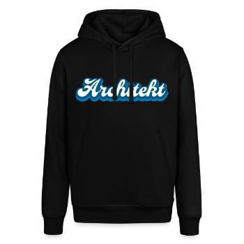 Architekt Architektur Studieren Beruf - Stanley/Stella Unisex Hoodie SOUNDER - Schwarz - Vorne - Alina (178cm) & Michal (187cm)