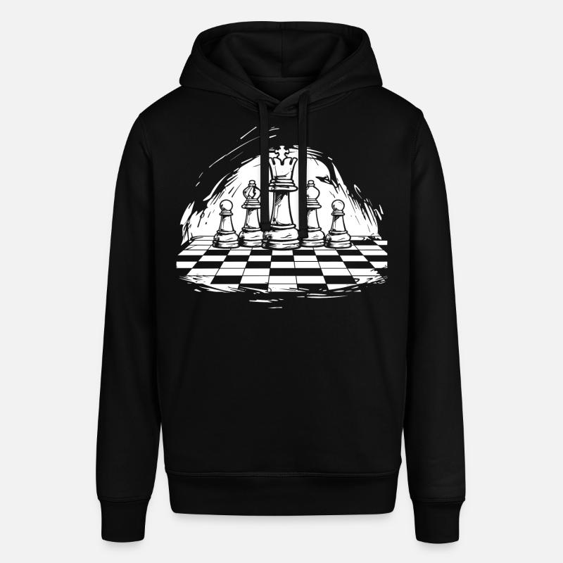 Dessin d’échecs - Sweat à capuche SOUNDER Stanley/Stella Unisexe - noir
