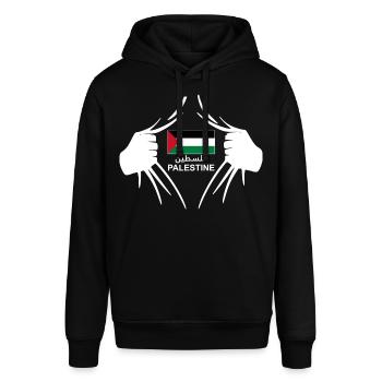 Palestine Corps - Sweat à capuche SOUNDER Stanley/Stella Unisexe - noir - Devant - Alina (178cm) & Michal (187cm)