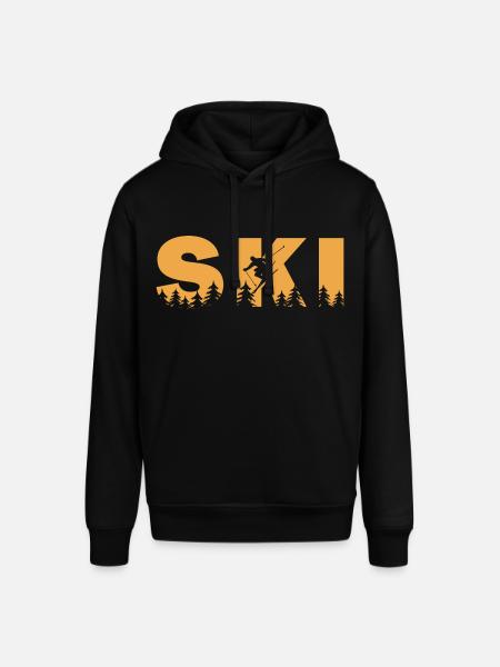 Ski. Ski Winter Sports - Stanley/Stella SOUNDER Unisex Hoodie - black