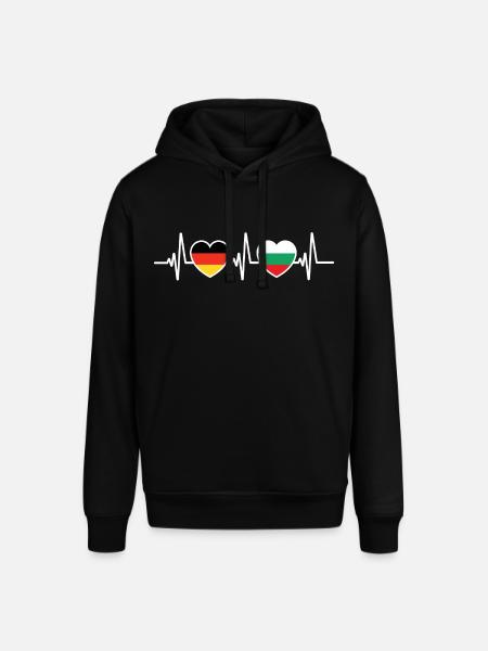 Germany and Bulgaria Bulgarian - Stanley/Stella SOUNDER Unisex Hoodie - black