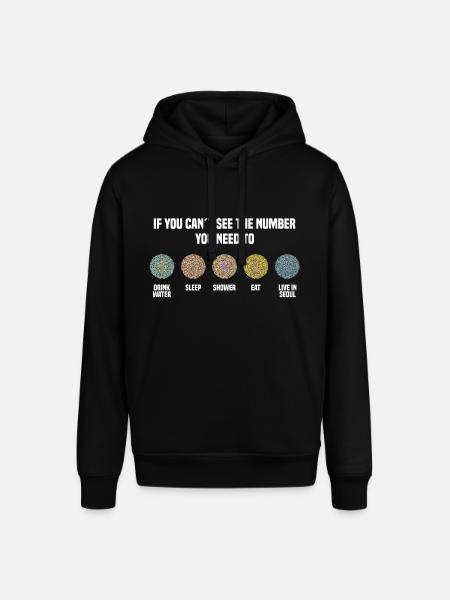 Ishihara Numbers - Live in Seoul - Stanley/Stella Unisex Hoodie SOUNDER - Schwarz