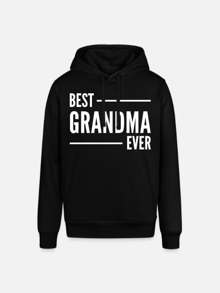 BEST GRANDMA EVER. GRANDMA GIFT. - Stanley/Stella SOUNDER Unisex Hoodie - black