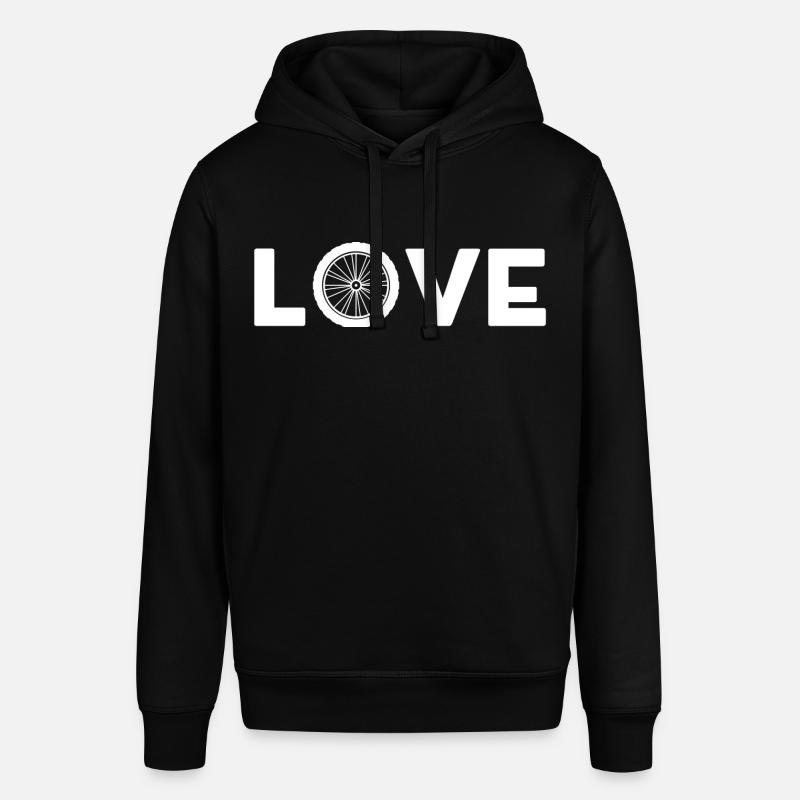 J’ADORE LES VÉLOS - Sweat à capuche SOUNDER Stanley/Stella Unisexe - noir