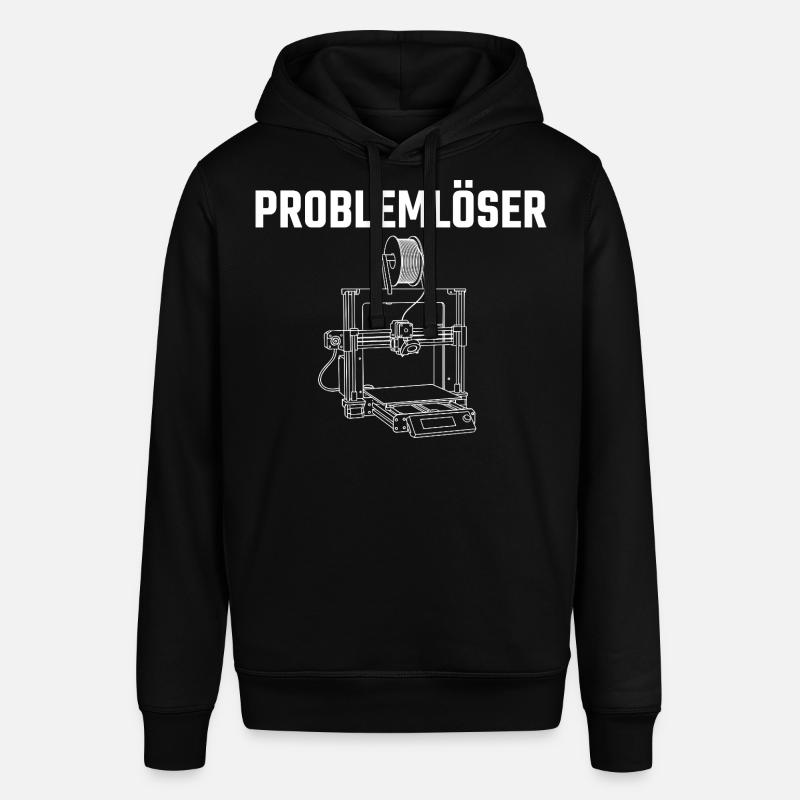 Problemlöser 3D-Drucker – Maker Statement Design - Stanley/Stella Unisex Hoodie SOUNDER - Schwarz