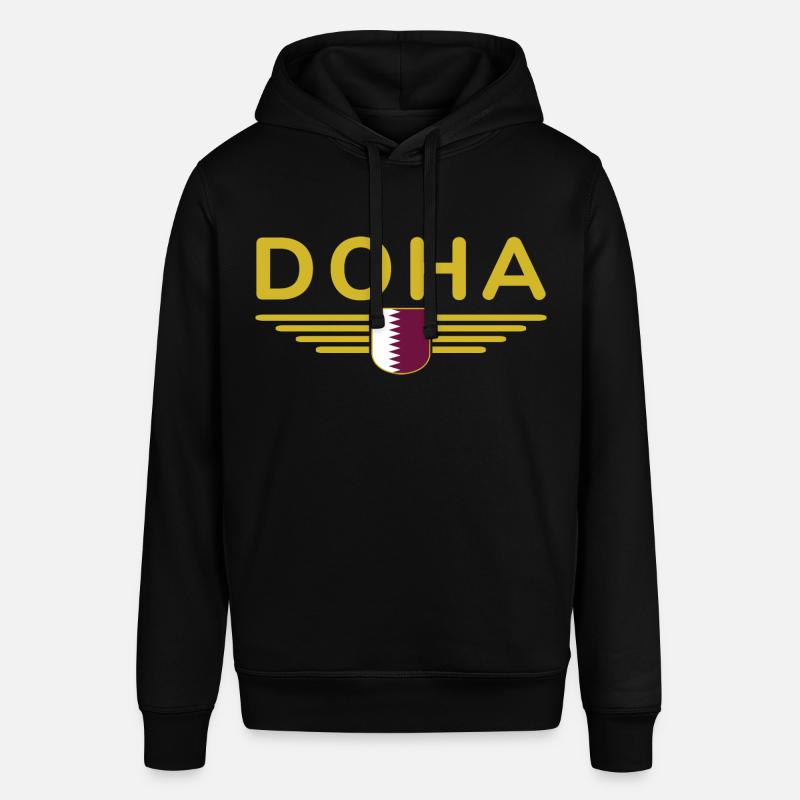 Doha Design – Élégant et unique - Sweat à capuche SOUNDER Stanley/Stella Unisexe - noir