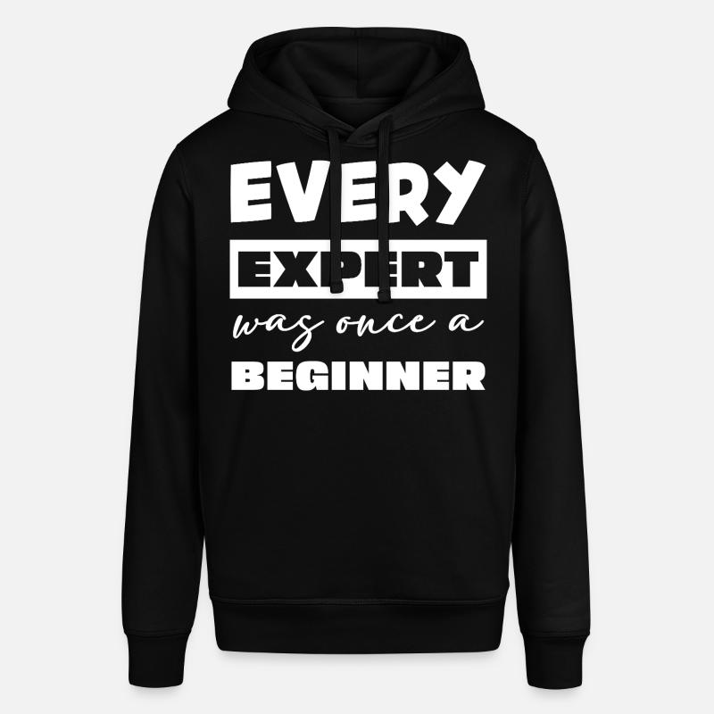 Jeder Experte war einst Anfänger - Stanley/Stella Unisex Hoodie SOUNDER - Schwarz