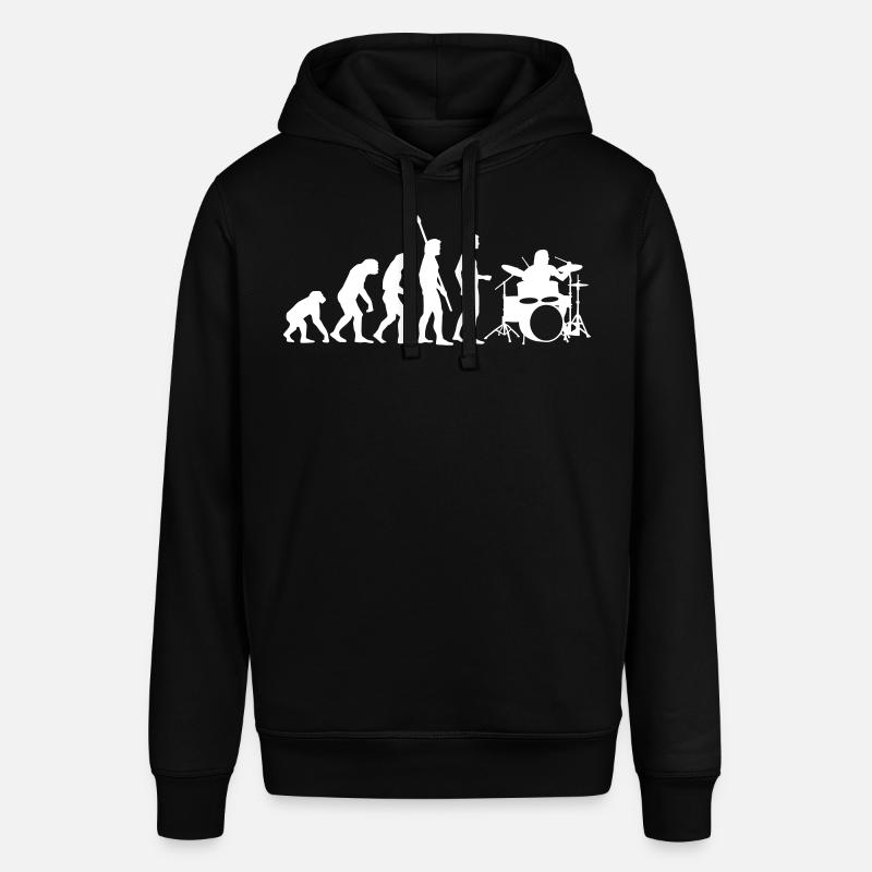 evolution_drummer_b_1c - Sweat à capuche SOUNDER Stanley/Stella Unisexe - noir