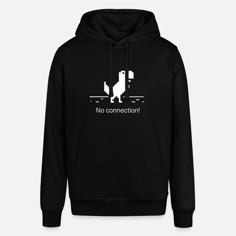 No connection computer error nerd geek trex - Stanley/Stella Unisex Hoodie SOUNDER - Schwarz
