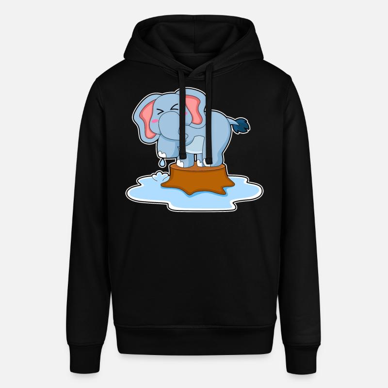 Eau d’éléphant - Sweat à capuche SOUNDER Stanley/Stella Unisexe - noir