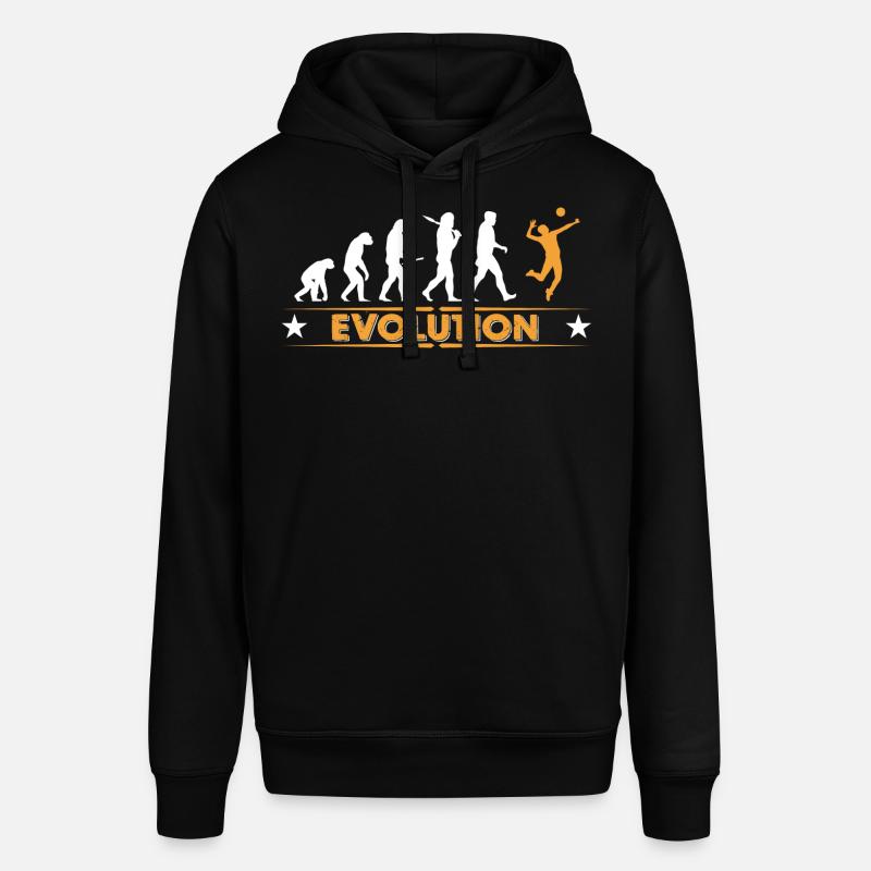 Volleyball Evolution - orange/weiss - Sweat à capuche SOUNDER Stanley/Stella Unisexe - noir