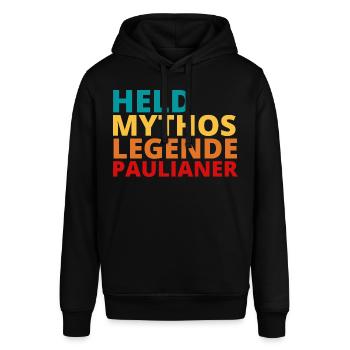 St pauli. St pauli Fan. Paulianer Hamburger fan - Stanley/Stella Unisex Hoodie SOUNDER - Schwarz - Vorne - Alina (178cm) & Michal (187cm)