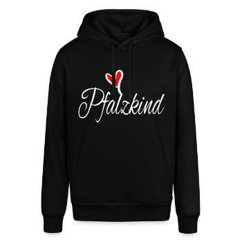 Pfalzkinder Pfalz Pfälzer Rheinland-Pfalz Weinfest - Stanley/Stella Unisex Hoodie SOUNDER - Schwarz - Vorne - Alina (178cm) & Michal (187cm)
