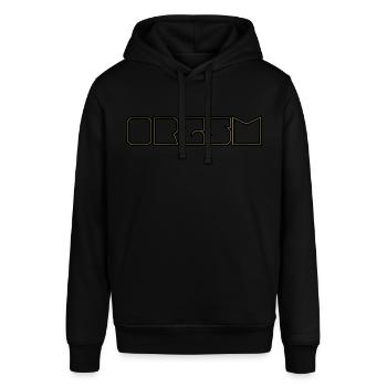 Orgsm - Stanley/Stella SOUNDER Unisex Hoodie - black - Front - Alina (178cm) & Michal (187cm)