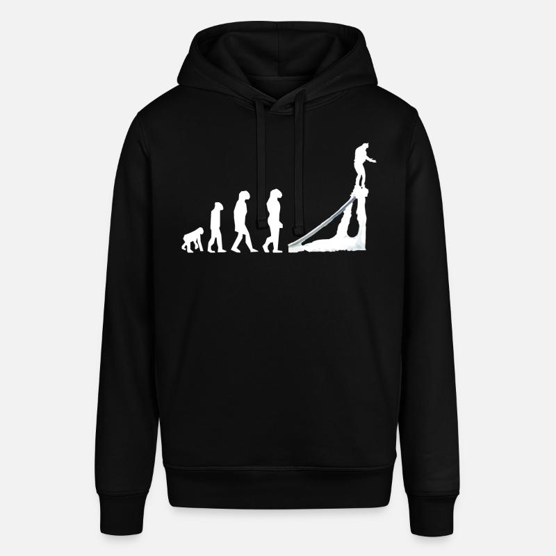 Flyboard Flying flyboarder Flyboarding Evolution - Stanley/Stella SOUNDER Unisex Hoodie - black