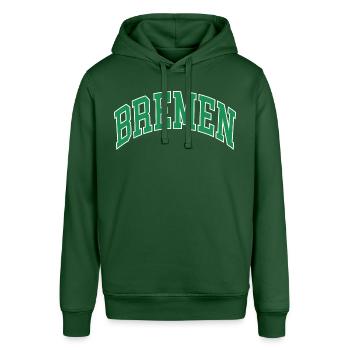 Bremen - Stanley/Stella SOUNDER Unisex Hoodie - bottle green - Front - Alina (178cm) & Michal (187cm)