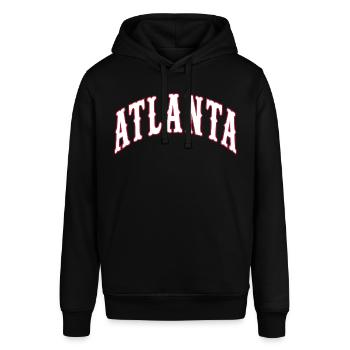 Atlanta - Sweat à capuche SOUNDER Stanley/Stella Unisexe - noir - Devant - Alina (178cm) & Michal (187cm)