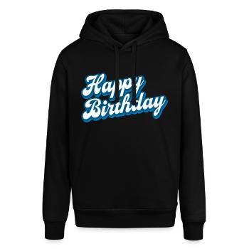 Joyeux anniversaire - Félicitations - Félicitations - Sweat à capuche SOUNDER Stanley/Stella Unisexe - noir - Devant - Alina (178cm) & Michal (187cm)