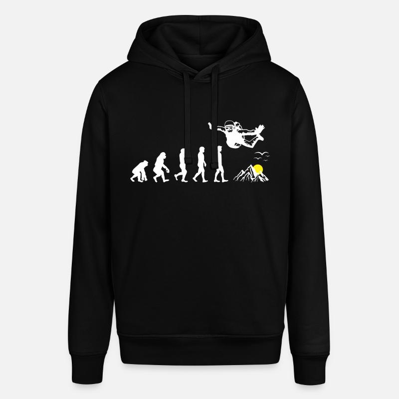 Parachute Parachute Parachute Parachutisme Évolution - Sweat à capuche SOUNDER Stanley/Stella Unisexe - noir