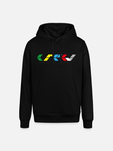 CREW-Klappbrett-Stil - Stanley/Stella Unisex Hoodie SOUNDER - Schwarz