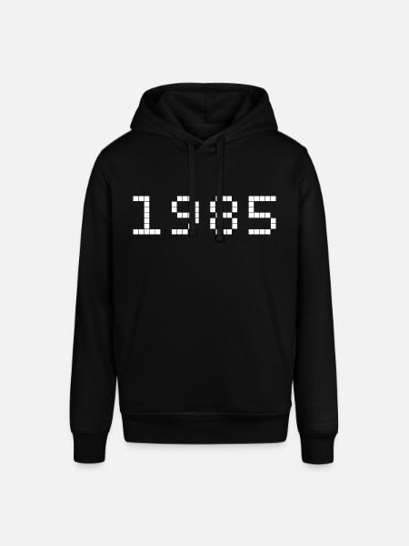 1985 Année de naissance - Sweat à capuche SOUNDER Stanley/Stella Unisexe - noir