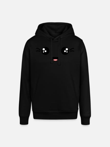 visage, rire - Sweat à capuche SOUNDER Stanley/Stella Unisexe - noir