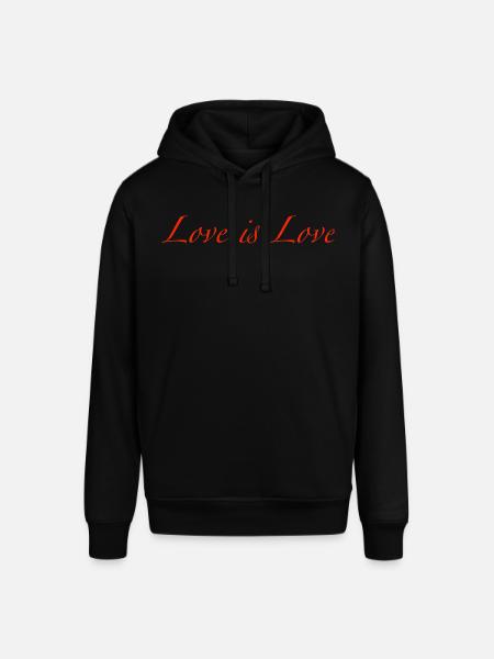 love is love - Stanley/Stella SOUNDER Unisex Hoodie - black