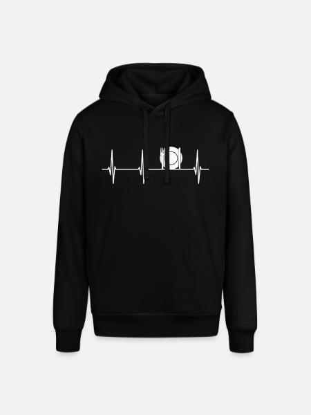 Pouls nourriture ECG - Sweat à capuche SOUNDER Stanley/Stella Unisexe - noir