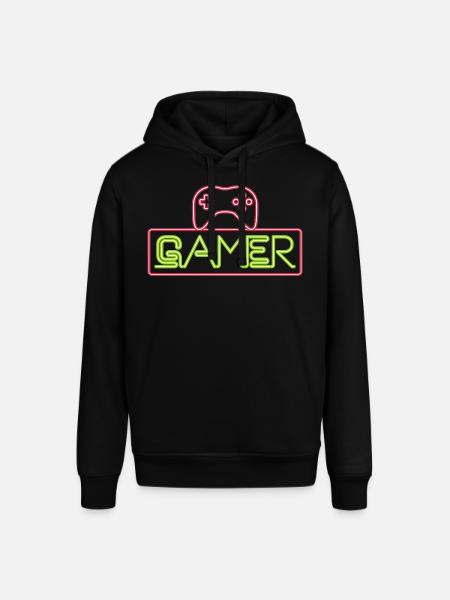 Gamer Neon - Sweat à capuche SOUNDER Stanley/Stella Unisexe - noir