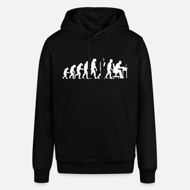 Evolution Computertechniker Nerd Programmierung - Stanley/Stella Unisex Hoodie SOUNDER - Schwarz